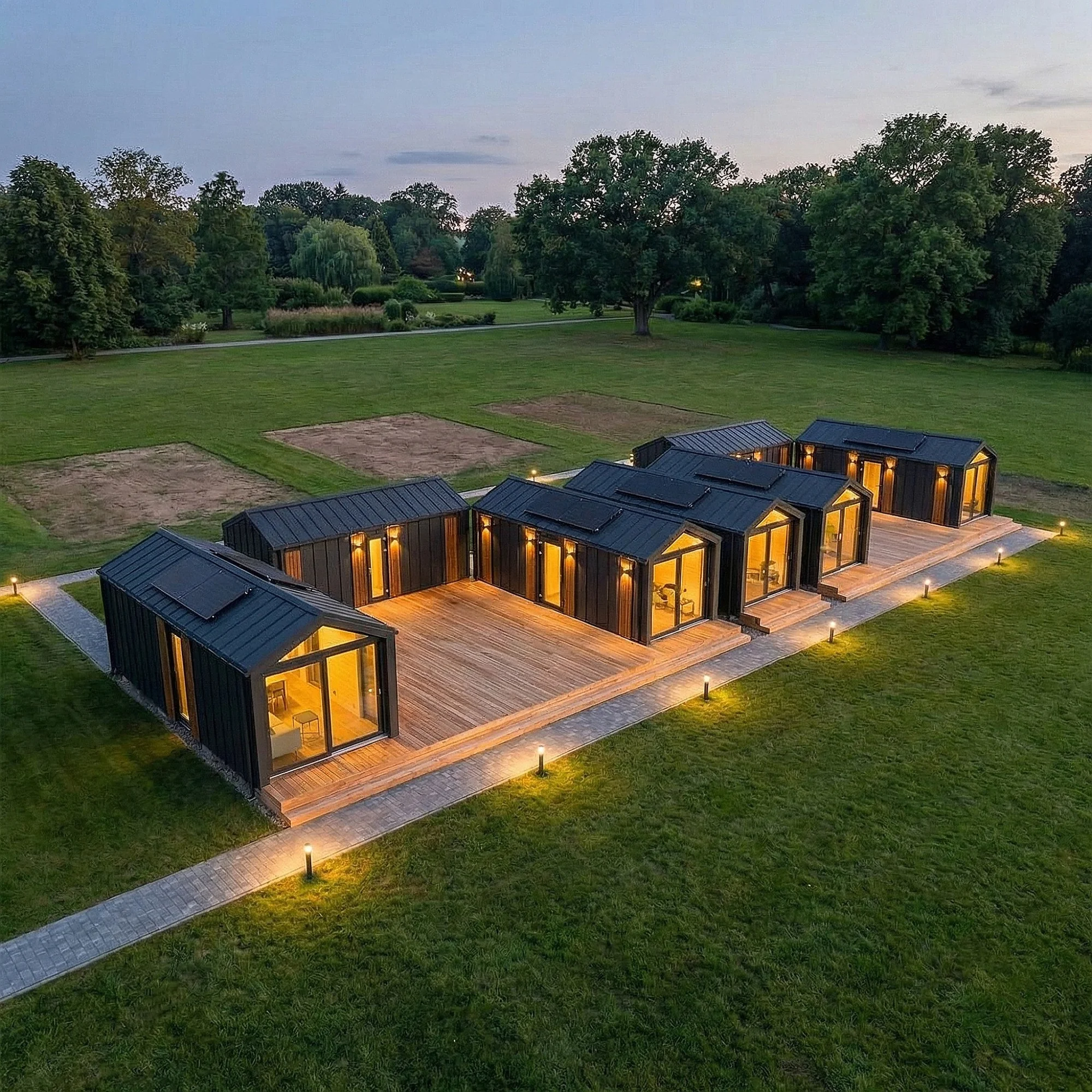 CLT Massivholz Ferienhaus